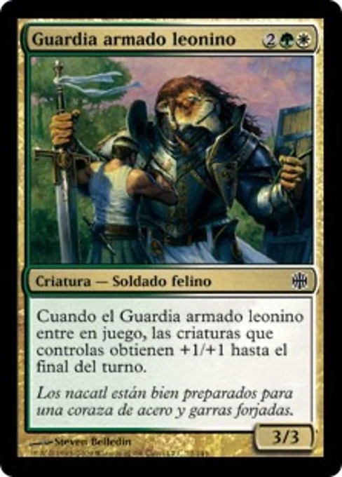 Guardia armado leonino