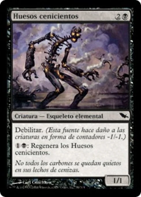 Huesos cenicientos