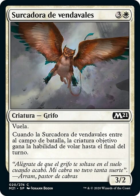 Surcadora de vendavales