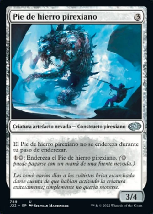 Pie de hierro pirexiano