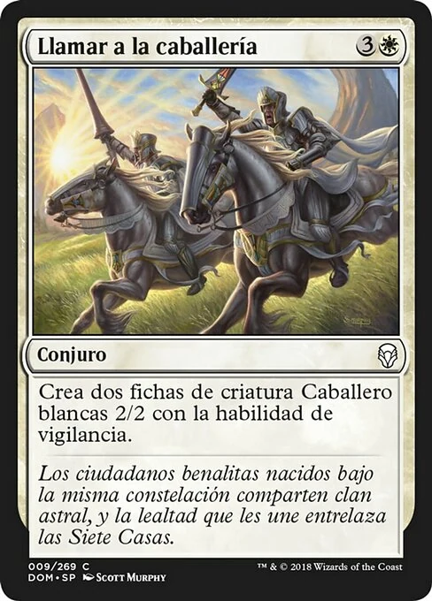 Llamar a la caballería