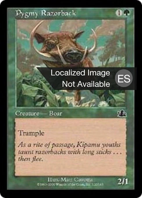 Cerdo Cimarrón Enano