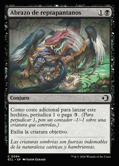 Abrazo de reptapantanos