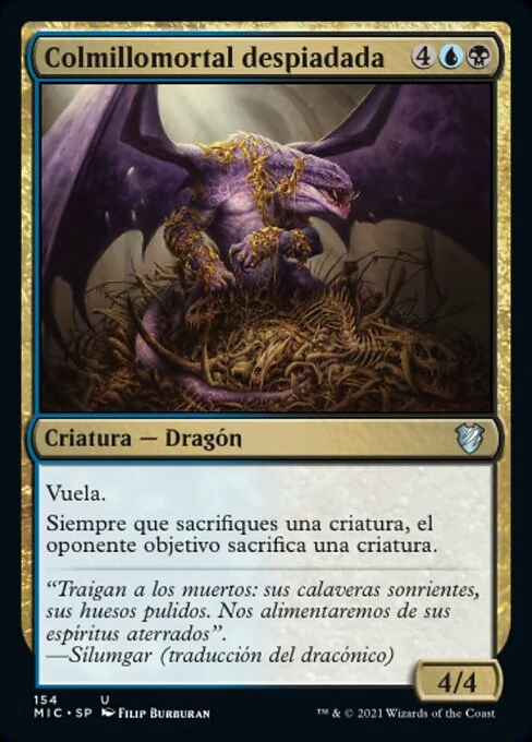 Colmillomortal despiadada