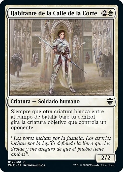 Habitante de la Calle de la Corte