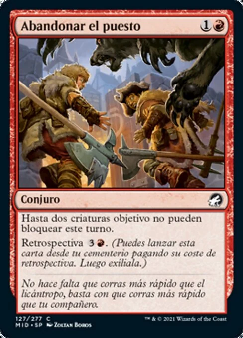 Abandonar el puesto