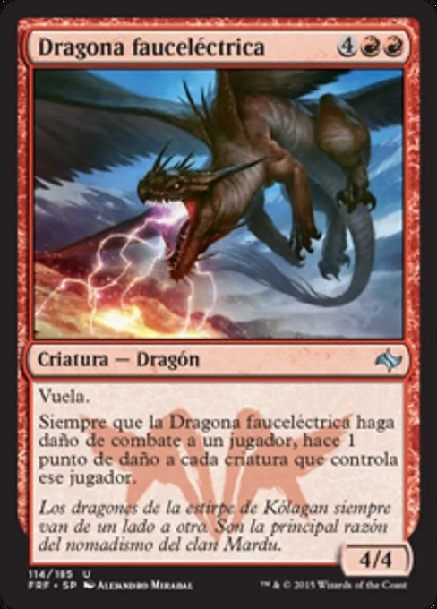 Dragona fauceléctrica