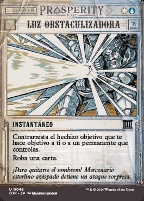 Luz obstaculizadora