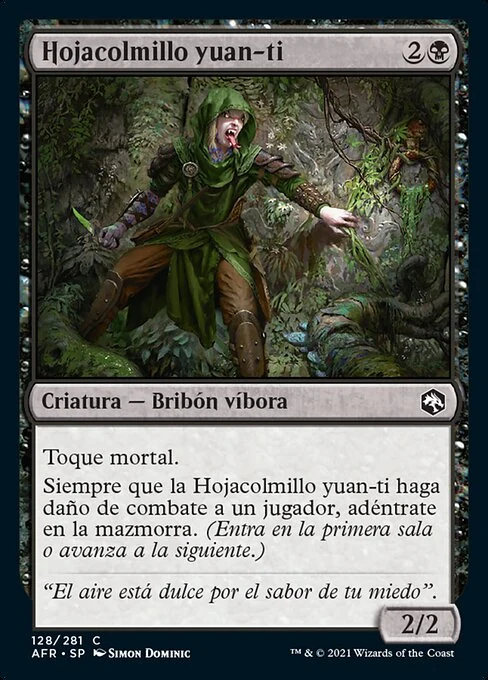 Hojacolmillo yuan-ti