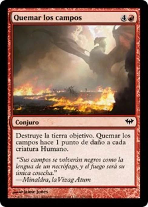 Quemar los campos