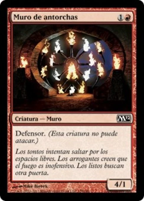Muro de antorchas