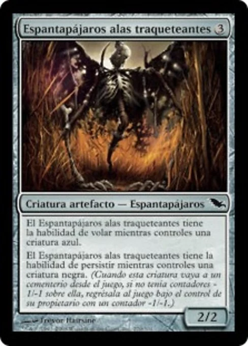 Espantapájaros alas traqueteantes