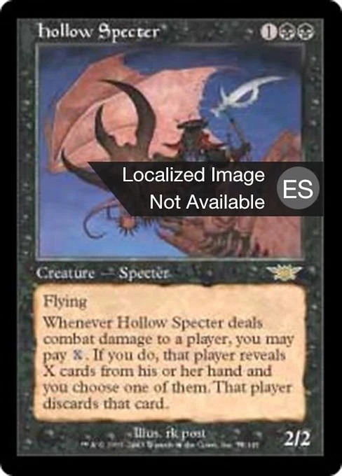 Espectro hueco