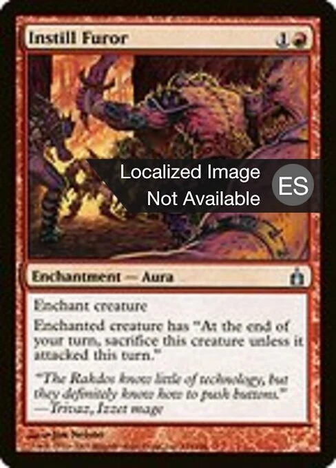 Insuflar furor