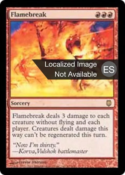 Irrupción flamígera