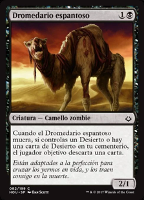 Dromedario espantoso