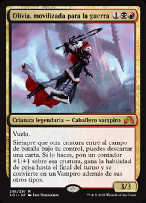 Olivia, movilizada para la guerra