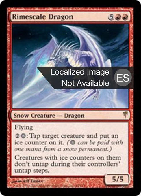 Dragón escama escarchada