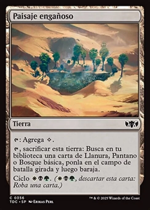 Paisaje engañoso