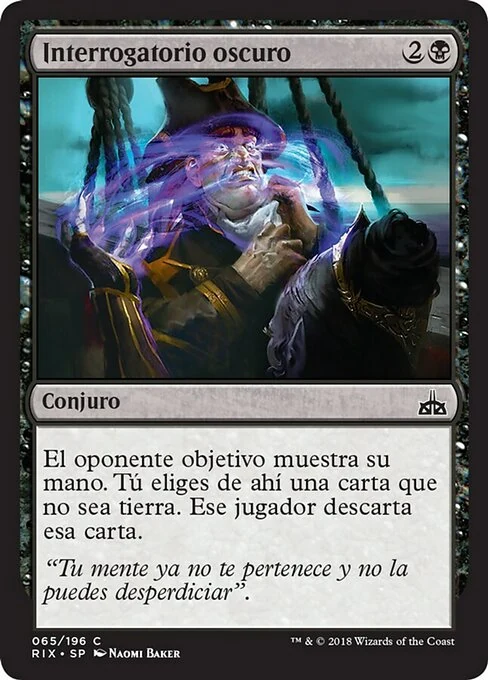 Interrogatorio oscuro
