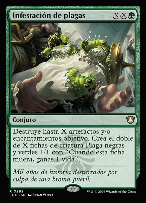 Infestación de plagas