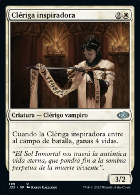 Clériga inspiradora