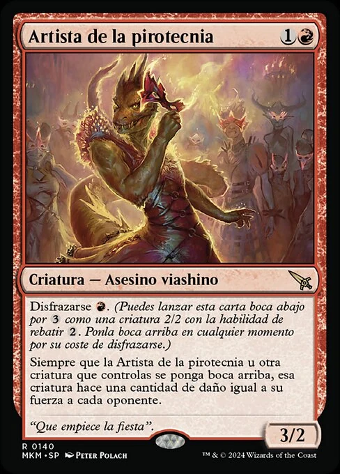 Artista de la pirotecnia