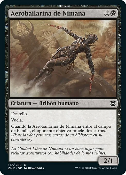 Aerobailarina de Nimana