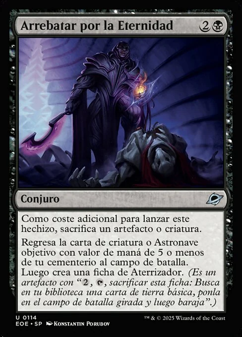 Arrebatar por la Eternidad