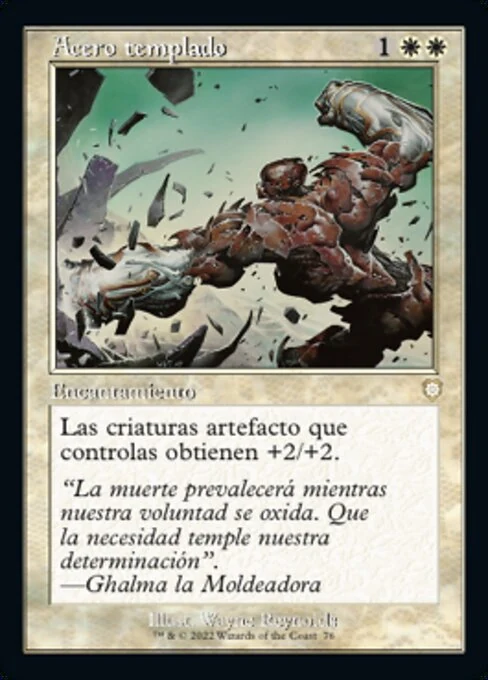 Acero templado