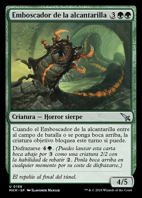 Emboscador de la alcantarilla