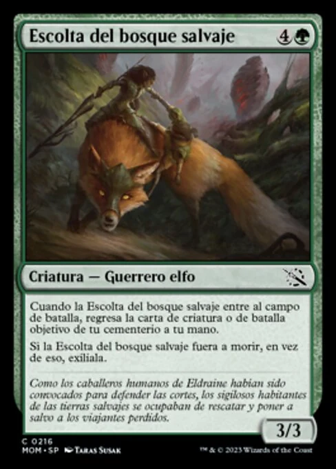 Escolta del bosque salvaje