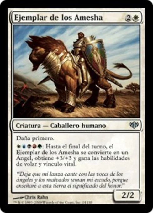 Ejemplar de los Amesha