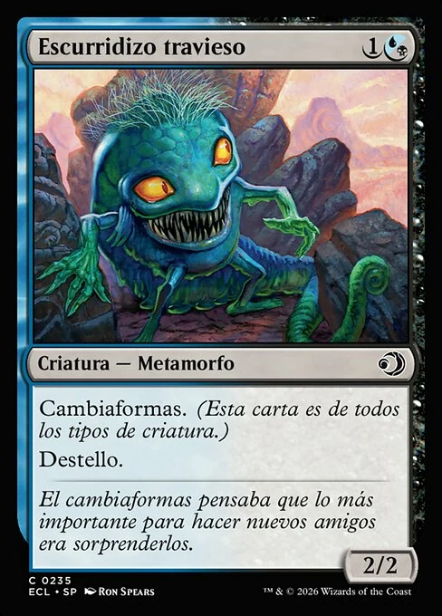 Escurridizo travieso