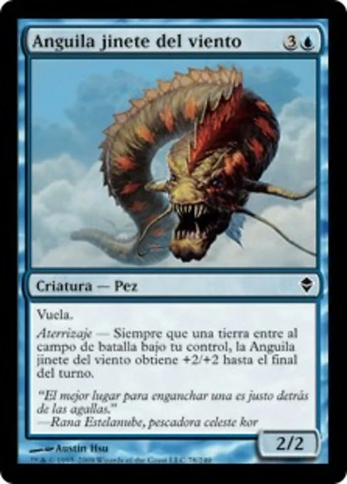 Anguila jinete del viento