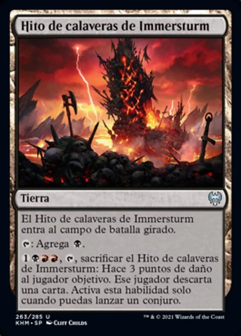 Hito de calaveras de Immersturm