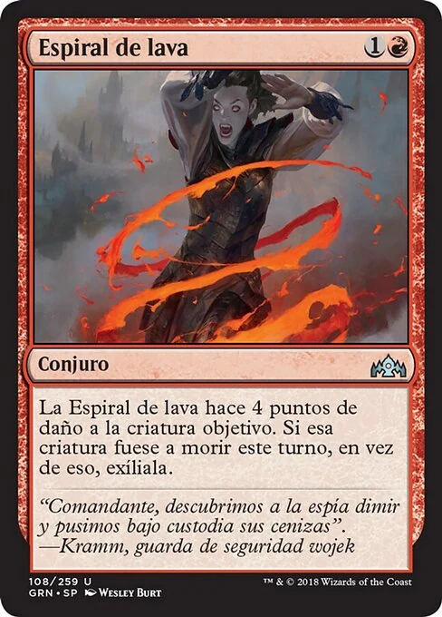 Espiral de lava