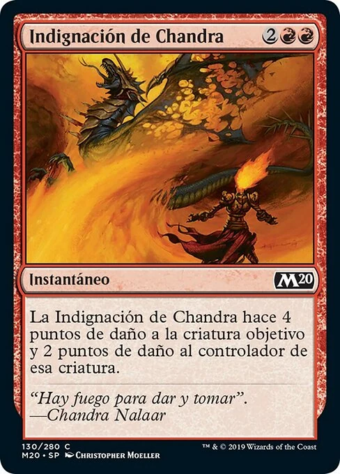 Indignación de Chandra