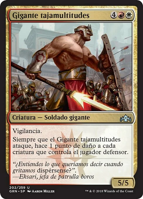 Gigante tajamultitudes