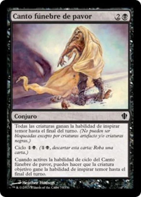 Canto fúnebre de pavor
