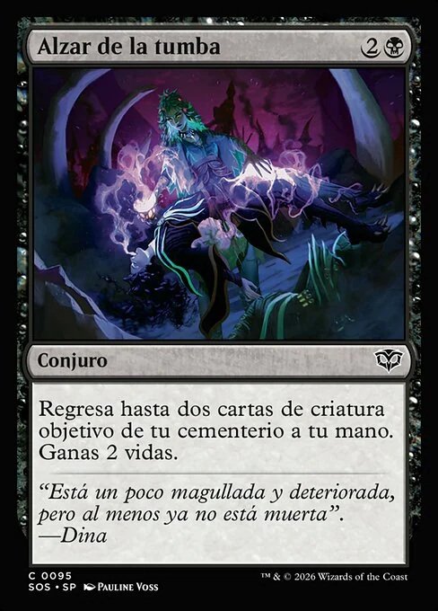 Alzar de la tumba
