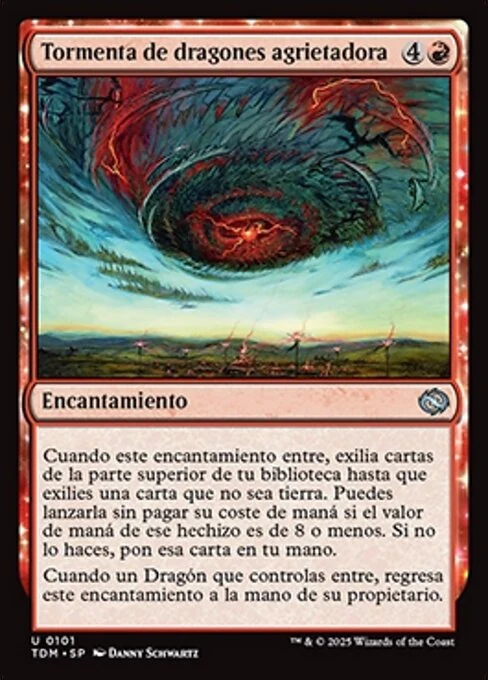 Tormenta de dragones agrietadora