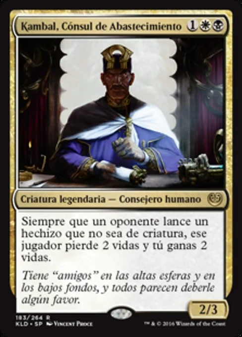 Kambal, Cónsul de Abastecimiento