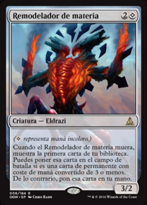 Remodelador de materia