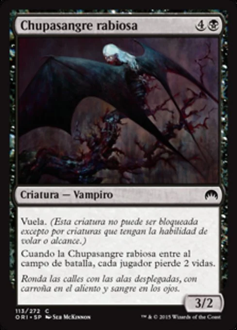 Chupasangre rabiosa