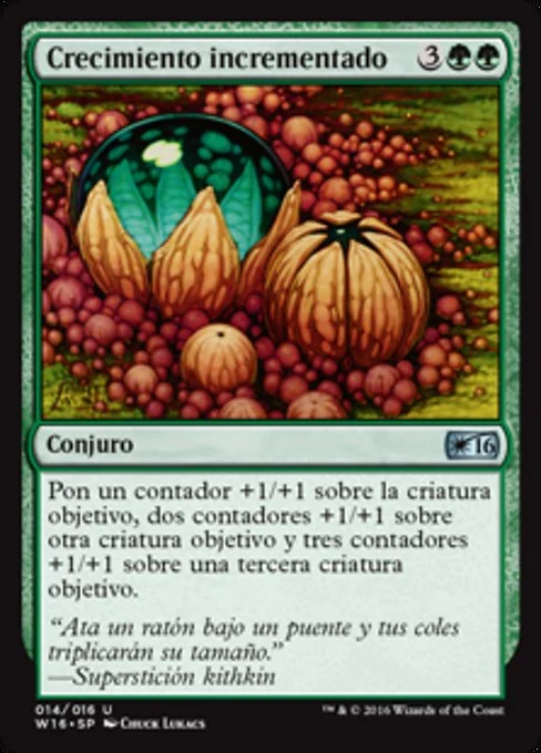 Crecimiento incrementado