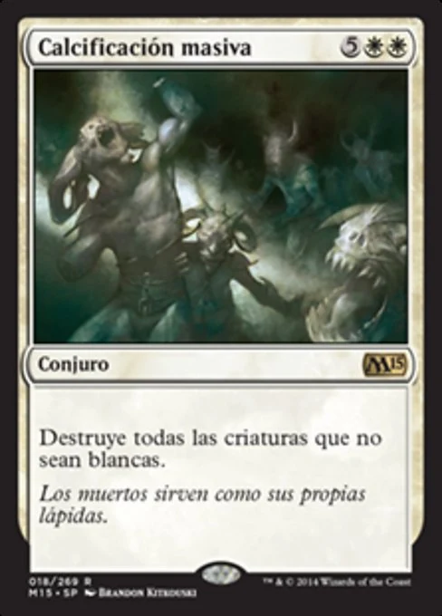 Calcificación masiva
