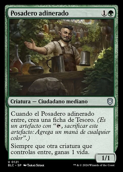 Posadero adinerado