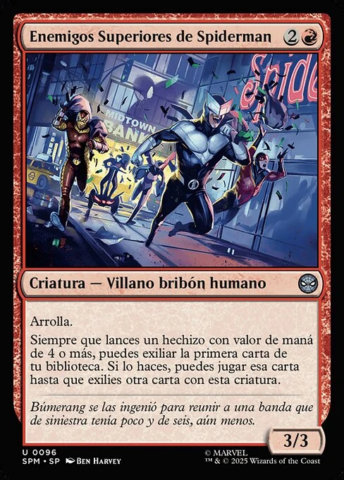 Enemigos Superiores de Spiderman