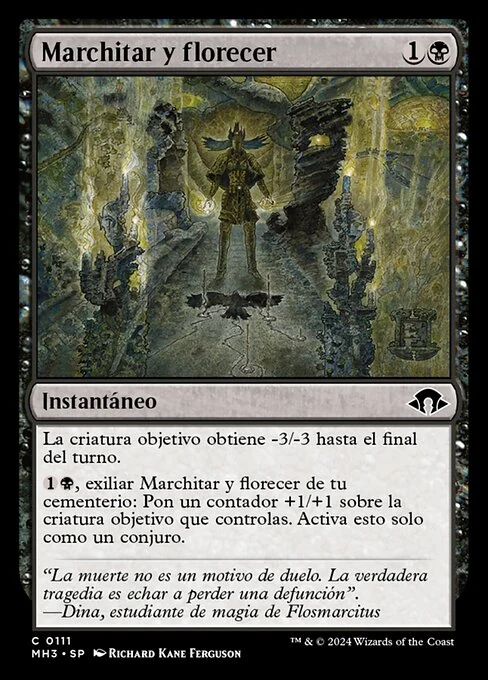 Marchitar y florecer
